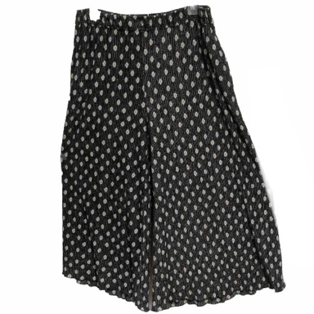 ANTHROPOLOGIE Morris Plisse Pajama Lounge Pants Geometric Ikat Womens Medium